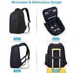 Oscaurt Anti-Theft Waterproof Laptop Backpack with USB Port