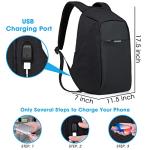 Oscaurt Anti-Theft Waterproof Laptop Backpack with USB Port