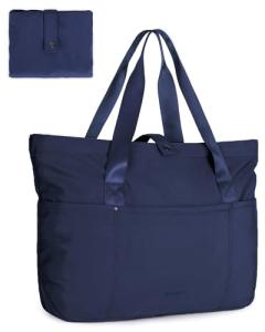 BAGSMART Women's Foldable Zipper Shoulder Tote