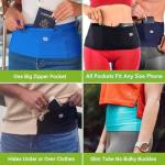 StashBandz Travel Money Belt with Secure Pockets