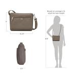Travelon Anti-Theft Classic Crossbody Bag, Nutmeg