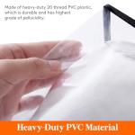 Lifewit 4 Pack Clear Storage Bags for Clothes