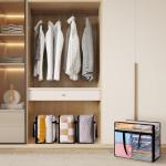 Lifewit 4 Pack Clear Storage Bags for Clothes