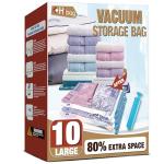 Space-Saving Vacuum Storage Bags Set of 10
