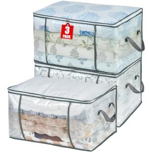 80L Clear Storage Bag for Clothes and Blankets