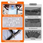 TasticTotes 6 Pack Clear Storage Bags 40L