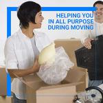 Bubble Wrap Rolls with Fragile Stickers, 2 Pack