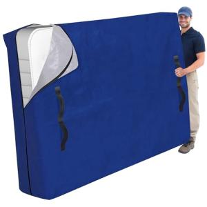 Extra-Thick Blue Mattress Bag for Family Moving