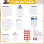 250PCS Foam Pouches with Fragile Stickers