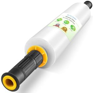TICONN 1000ft Clear Stretch Wrap Roll with Handles