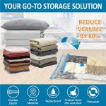20 Pack Vacuum Storage Bags for Travel and Home