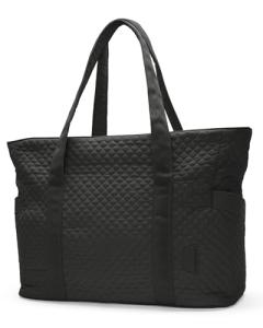 BAGSMART Large Tote Bag with Yoga Mat Holder