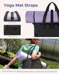 BAGSMART Large Tote Bag with Yoga Mat Holder