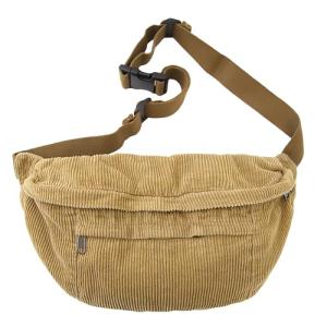 Oversized Corduroy Crossbody Fanny Pack for Travel