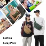 Oversized Corduroy Crossbody Fanny Pack for Travel