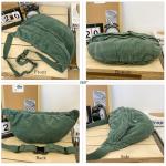 Oversized Corduroy Crossbody Fanny Pack for Travel