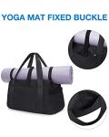 BAGSMART Large Weekender Bag with Yoga Mat Buckle