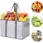 WISELIFE Large Reusable Grocery Bags - 3 Pack
