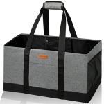 Extra Large Foldable Grocery Tote Bag - Grey