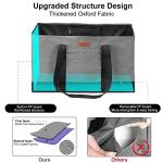 Extra Large Foldable Grocery Tote Bag - Grey