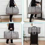 65L Waterproof Foldable Duffle Bag with Shoe Compartment