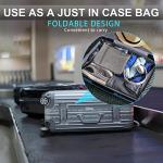 65L Waterproof Foldable Duffle Bag with Shoe Compartment