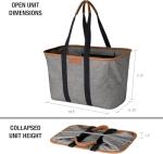 CleverMade Collapsible LUXE 30L Tote Bag
