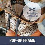 CleverMade Collapsible LUXE 30L Tote Bag