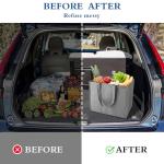 WISELIFE 10-Pack Large Foldable Grocery Bags