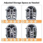 MOSISO Waterproof Camera Backpack with Tripod Holder