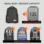 TARION Waterproof 15L Photographer Camera Backpack