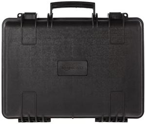 Amazon Basics Hard Camera Case, Medium, Black, Solid, 18"L x 14"W x 6"H