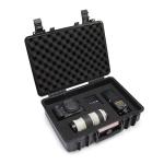 Amazon Basics Hard Camera Case, Medium, Black, Solid, 18"L x 14"W x 6"H