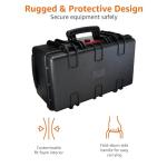 Amazon Basics Large Hard Camera Case with Wheels