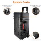 Amazon Basics Large Hard Camera Case with Wheels