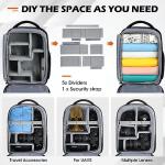 Waterproof Camera Bag Backpack with Rain Cover