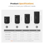 K&F Concept 4 Pack Drawstring Lens Pouches