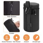 Water Resistant Camera Lens Case Set, 4 Sizes