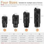 Water Resistant Camera Lens Case Set, 4 Sizes