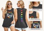 Rainbow Heart Pride Tank for Women