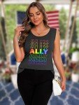 Plus Size Love Wins Pride Tank Top