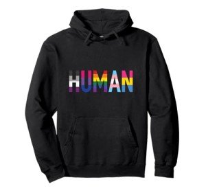 Human Rights Pride Flag Pullover Hoodie