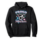 Proud Mom Trans Son Pride Hoodie - Ally Support