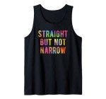Straight But Not Narrow Ally Rainbow Tank Top