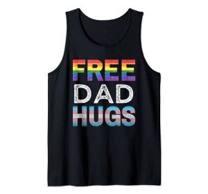 Free Dad Hugs Proud Ally Tank Top