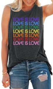 Rainbow Pride Tank Tops for Women