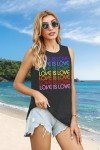 Rainbow Pride Tank Tops for Women