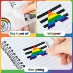 Ally LGBTQ Rainbow Stickers - 500PCS Vinyl Decals
