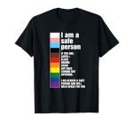 Pride Ally T-Shirt: You Are Safe With Me