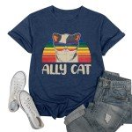 Ally Cat Pride Tee for Women
